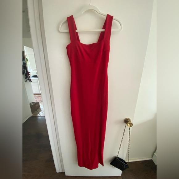 Nasty Gal red floor length dress - Picture 2 of 3